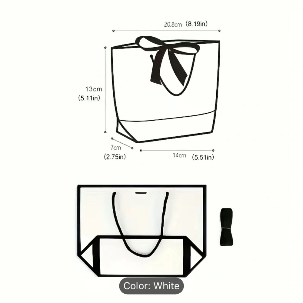 1 Bowknot Decor Tote Bags